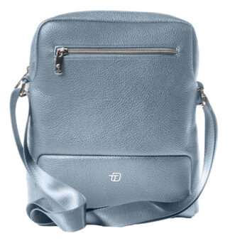 City bag medium Gate Trended ecopelle dim. 25x30x6cm azzurro InTempo