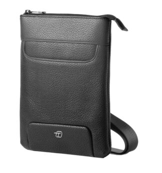City bag piccola Gate Trended ecopelle dim. 20x26x2cm nero InTempo