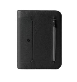 Portablocco A4 Gate Trended ecopelle dim. 28x35cm nero InTempo