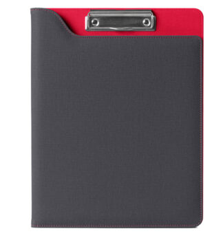 Portablocco Meet c/molla dim. 31x25x1,5cm rosso InTempo
