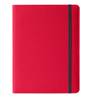 Portablocco Meet c/elastico dim. 31x25x1,4cm rosso InTempo