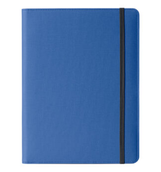 Portablocco Meet c/elastico dim. 31x25x1,4cm blu InTempo