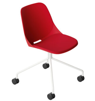 Seduta attesa Quick QKG4B rosso senza braccioli