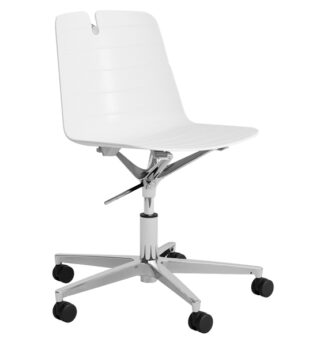 Seduta home/office Mindy MNGP bianco senza braccioli