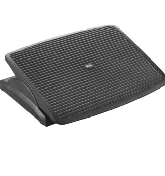Poggiapiedi ergonomico regolabile Bold 47x35,5x9,5cm Nero Titanium