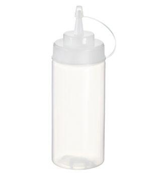 Squeeze bottle trasparente per salse 500ml Leone