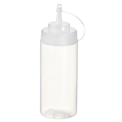 Squeeze bottle trasparente per salse 500ml Leone