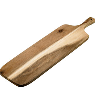 Tagliere con manico in acacia 45x18x1,6cm Leone
