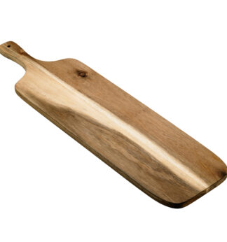 Tagliere con manico in acacia 75x20x1,6cm Leone