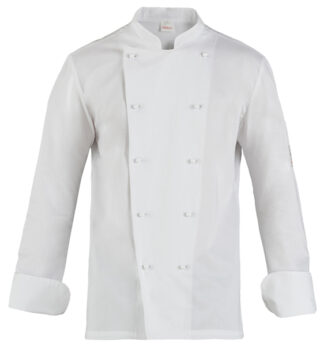Giacca da cuoco Adriano a manica lunga Tg. XL bianco