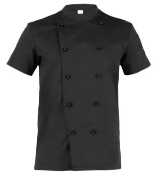 Giacca da cuoco Tommaso a manica corta Tg. XL nero