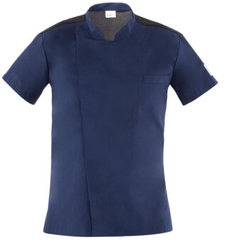 Giacca da cuoco Thiago a manica corta Tg. XL blu
