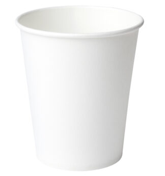 50 Bicchieri in carta 250ml bianco Signor Bio