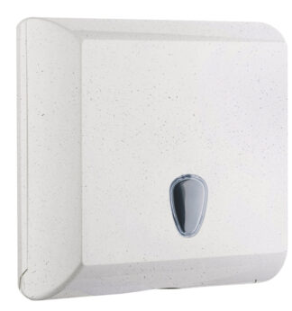 Dispenser carta asciugamani piegati a V e Z 500 fogli bianco Woodplastic