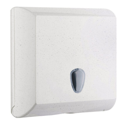 Dispenser carta asciugamani piegati a V e Z 500 fogli bianco Woodplastic