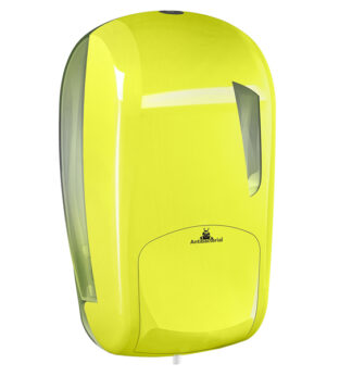 Dispenser sapone liquido a riempimento Skin 1 L giallo fluo