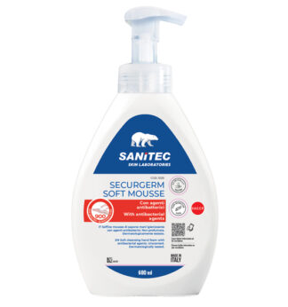 Sapone in mousse 600ml con antibatterico Securgerm Sanitec