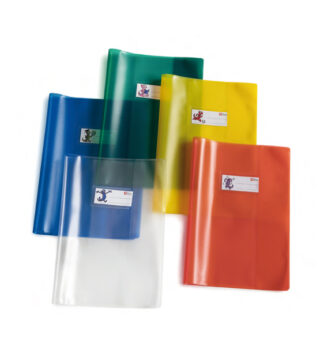 Coprimaxi Glass PP goffrato rosso A4 c/alette Ri.Plast