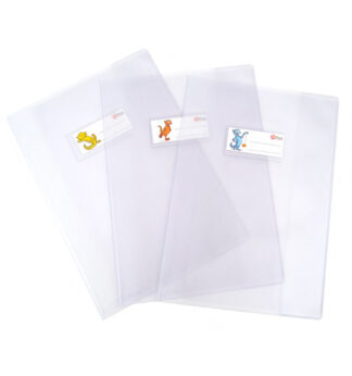 Coprimaxi Superseta PVC goffrato neutro A5 c/alette e portanome Ri.Plast