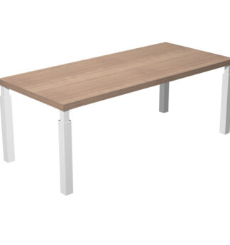 Scrivania dir. 180x90cm PRESTIGE QUADRO Ciliegio Arabis/bianco