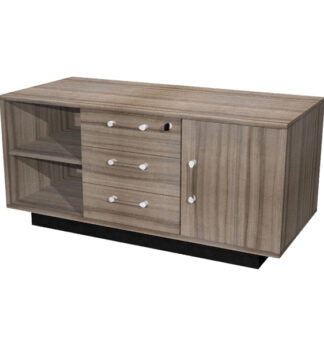 Mobile di servizio ELEGANCE 120x55x56,6Hcm Noce Toscano