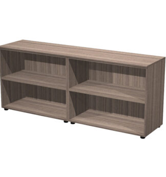 Coppia mobili bassi ELEGANCE 180x45,3x75Hcm Noce Toscano
