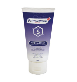 Crema mani idratante e igienizzante 75ml Silver Asset Farmacotone