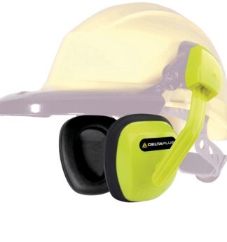 Cuffie antirumore per elmetti giallo fluo Suzuka2 Deltaplus