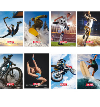 Maxiquaderno A4 20fg+1 80gr 4mm Enjoy Sport 2023 Blasetti