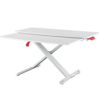 Postazione Sit  Stand da scrivania con vassoio -Leitz Ergo Cosy