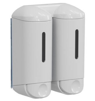 Dispenser a muro per sapone liquido 0,17lt bianco Double Shower Small MAR PLAST