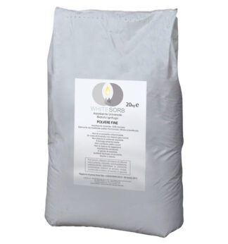 Granulare assorbente universale White Sorb per oli e liquidi sacco 20kg