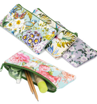 Bustina Nature Flowers in tessuto 22x10cm fantasie assortite Pigna