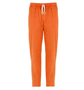 Pantaloni Pitagora in cotone Tg. S arancio