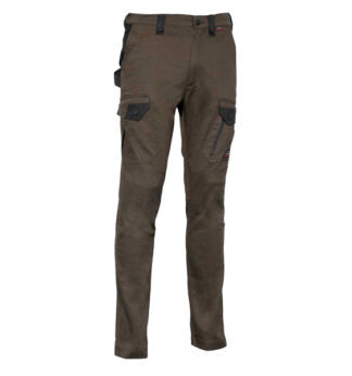 Pantalone Jember Super strech Taglia 56 fango/nero Cofra