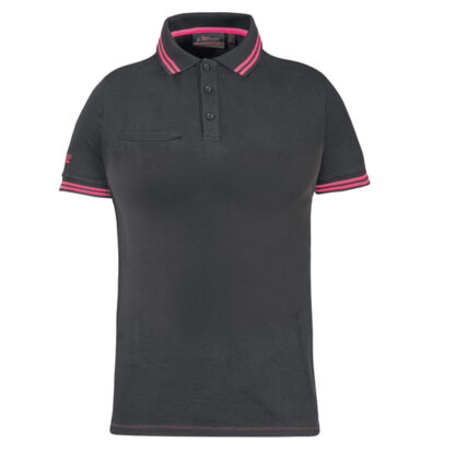 Polo donna WayLady grigio-fucsia Taglia S U-power