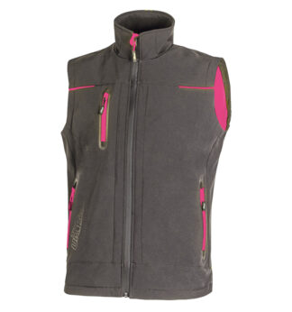 Gilet donna Universe Lady grigio-fucsia Taglia M U-power