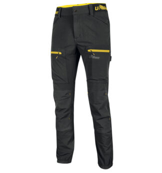 Pantalone Horizon Tg. XXL nero-giallo U-power