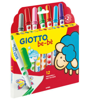 Astuccio 12 Pennarelli Giotto Bebe'