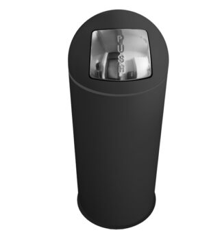 Gettacarte Push D.35cm h. 92cm nero Stilcasa