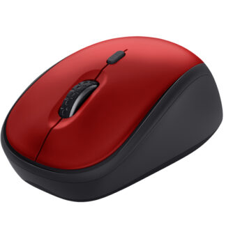 Mouse wireless silenzioso Yvi+ Rosso-Trust