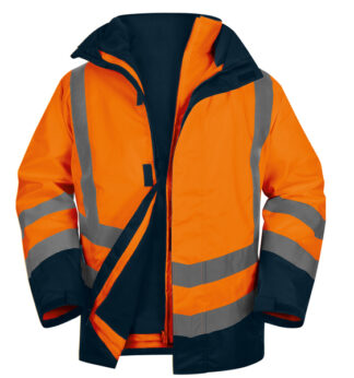 Parka 5in1 Optimum 3 alta visibilita' - arancio fluo - tg. XL - DeltaPlus