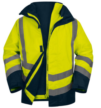 Parka 5in1 Optimum 3 alta visibilita' - giallo fluo - tg. XL - DeltaPlus