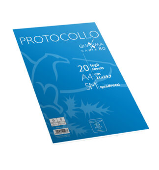 Fogli protocollo A4 5mm 20fg 80gr Pigna