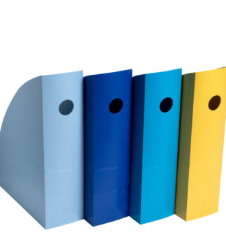 Set 4 portariviste MAG-CUBE colori assortiti Bee Blue Exacompta