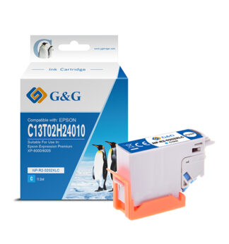 Cartuccia ink compatibile GG Ciano per Epson Expression Premium XP-6000/6005