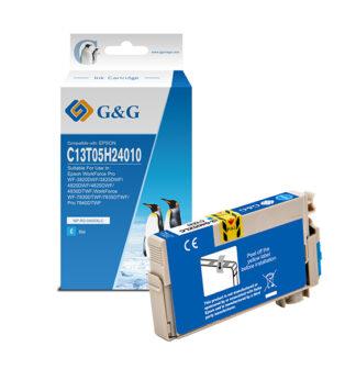 Cartuccia ink compatibile GG Ciano per Epson WorkForce Pro WF-3820DWF/3825DWF