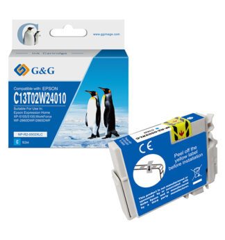 Cartuccia ink compatibile GG Ciano per Epson Expression Home XP-5105/5100