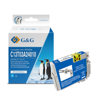 Cartuccia ink compatibile GG Ciano per Epson Expression Home XP-2100/3100/4100