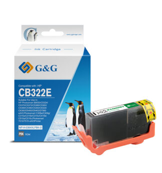 Cartuccia ink compatibile GG Nero Ph per HP Photosmart B8550/C5324/C5370/C5373